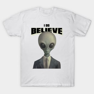 I Do Believe Alien Ufo T-Shirt